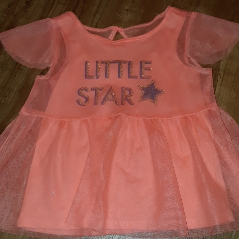 2 layer tulle tee